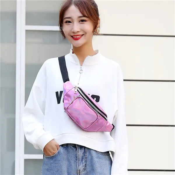 Pu Holographic Fanny Pack