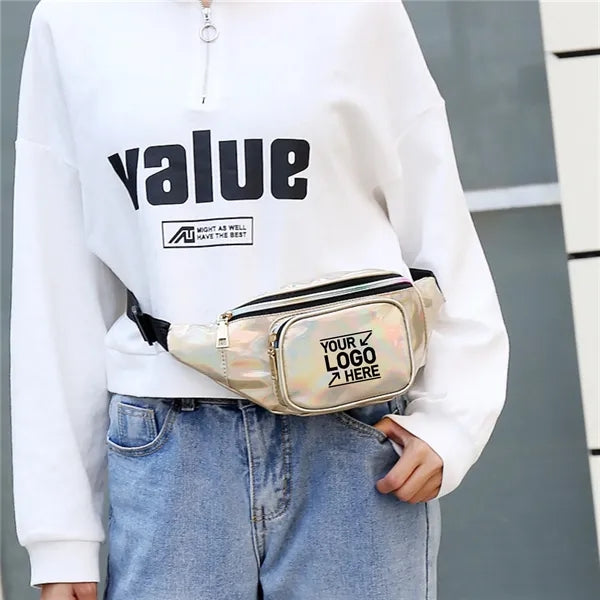 Pu Holographic Fanny Pack