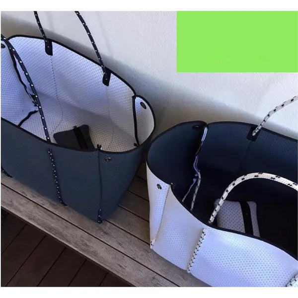 Neon Women Fashion Neoprene Beach Bag