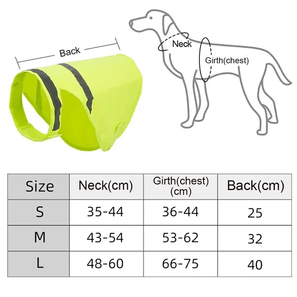 High Visibility Lightweight Pet Reflective Safety Vest