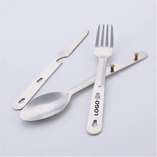 Fork Spoon Eating Utensil Stainless Steel Camping