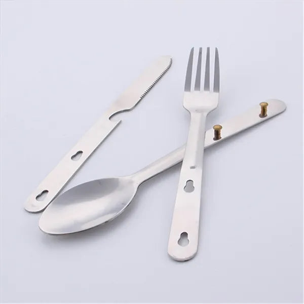 Fork Spoon Eating Utensil Stainless Steel Camping