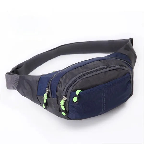 Versatile Gray and Black Fanny Pack