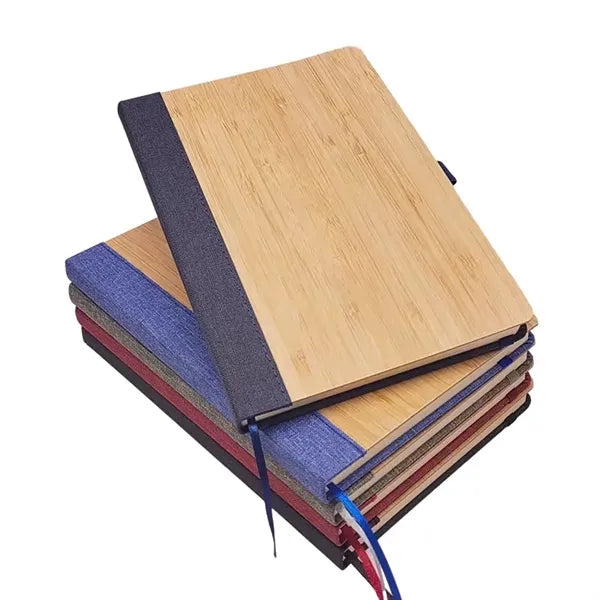 Bamboo Cover Notebook For School Office Journal Diary