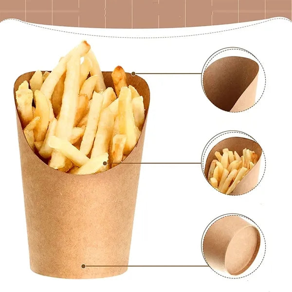 12oz Disposable Paper French Fry Cups