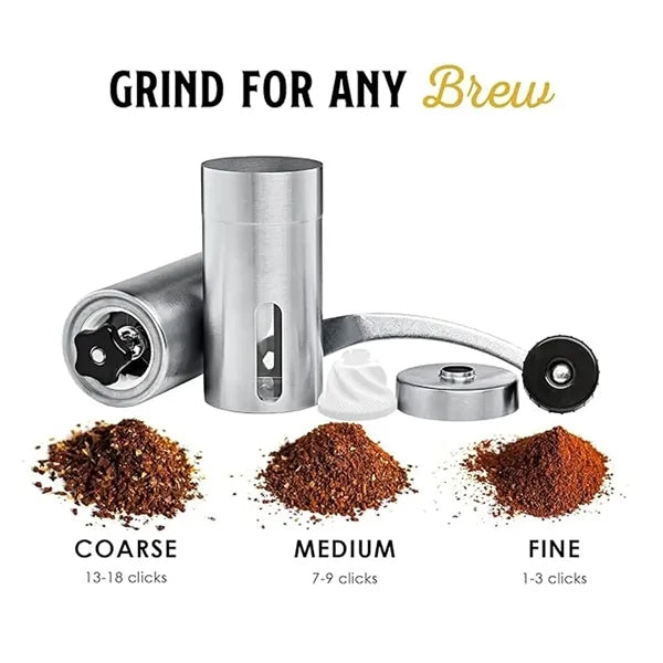 Manual Stainless Steel Coffee Grinder