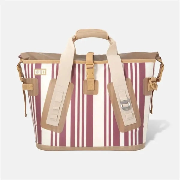 BUILT Welded Cooler Bag - Large Dusty Rose Stripe