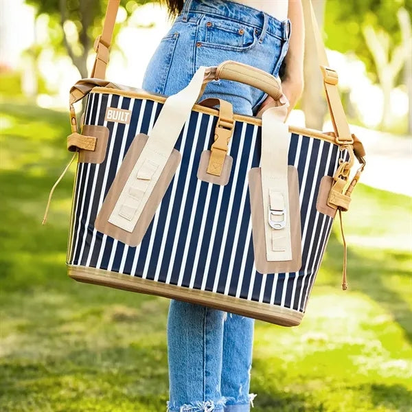 BUILT Welded Cooler Bag - Large Atlantic Stripe