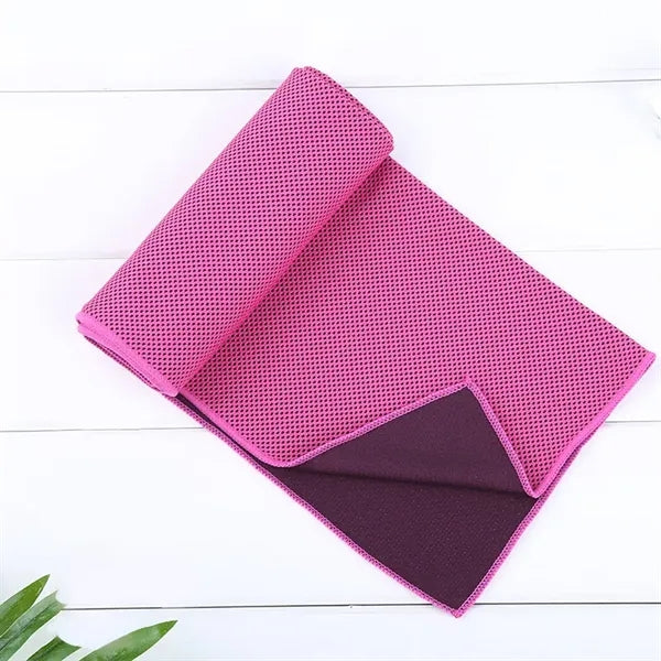 Quick Dry Double Layer Super Cooling Sport Towel 12"x30"
