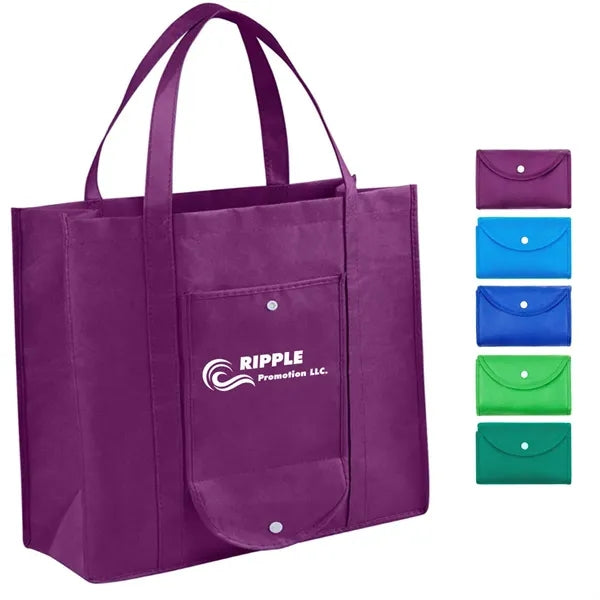 Foldable Into Pouch Extra Large Grocery Bags Durable Totes