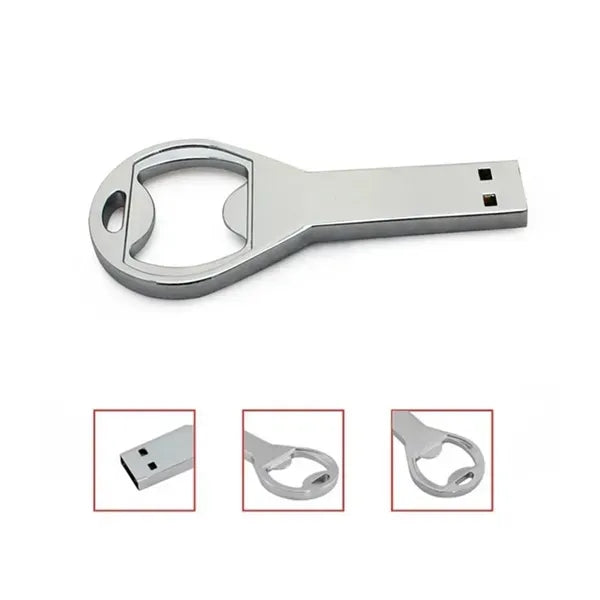 2GB Bottle Opener Flash Drive