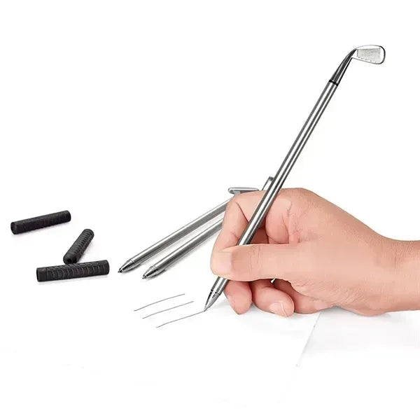 Mini Desktop Golf Ball Pen Set