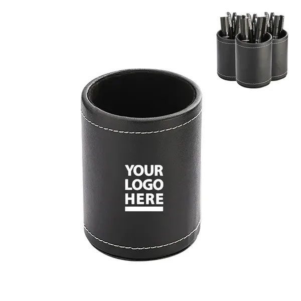 Leather Round Pen Holder