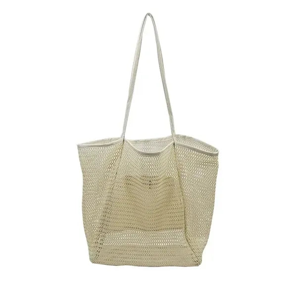 Mesh Beach Tote Bag for Women