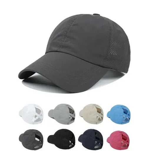 Breathable Mesh Ponytail Baseball Cap