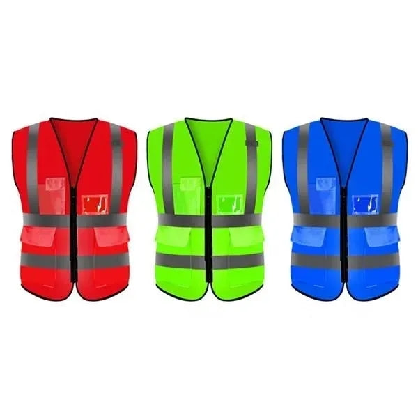 High Visibility Security Vest with Pocket