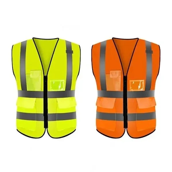 High Visibility Security Vest with Pocket