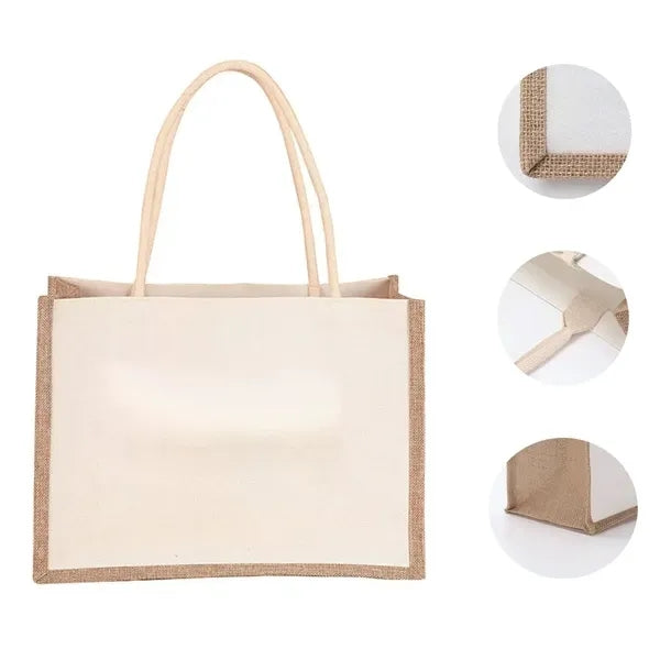 Large Linen Capacity Shopping Bag