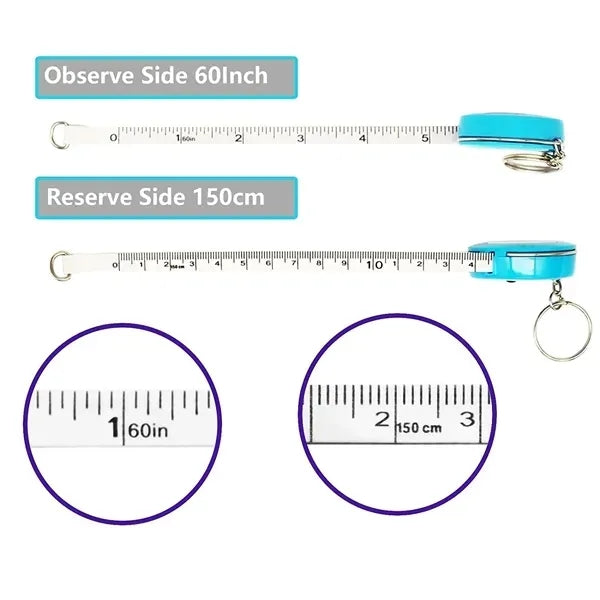 60 inch Retractable Measuring Tape Keychan