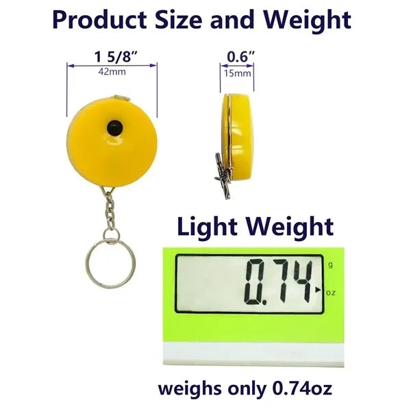 60 inch Retractable Measuring Tape Keychan