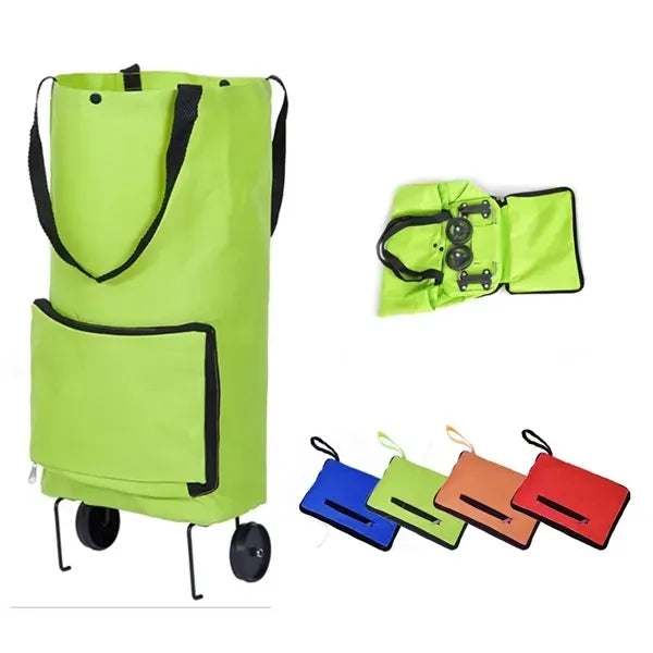 Foldable Shopping Cart with Wheels