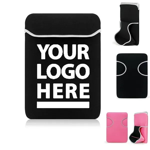 Sublimation Neoprene Laptop Sleeve w/ Flip Cover