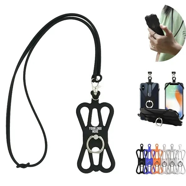 Universal Phone Lanyard Holder and Ring Grip
