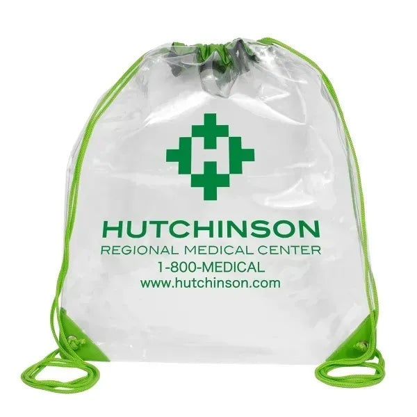 Clear Drawstring Bag