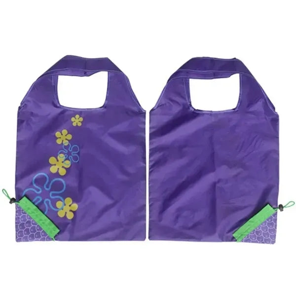 Fold Pull Cord Shopping Grape Bag