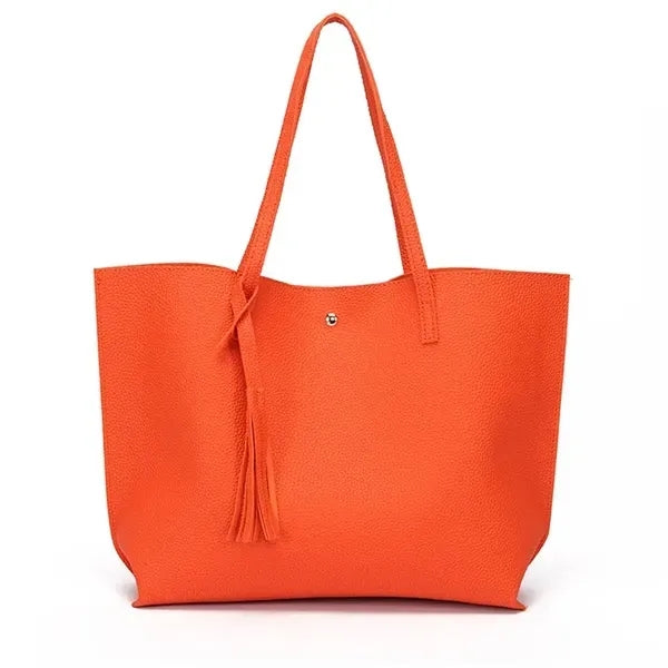 Leather Tote Womens Shoulder Handbag