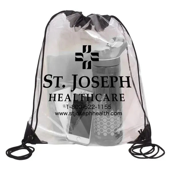 Clear Drawstring Bag