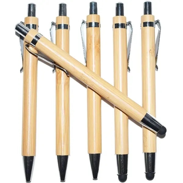 Bamboo Wooden Sustainable Retractable Ballpoint Pen