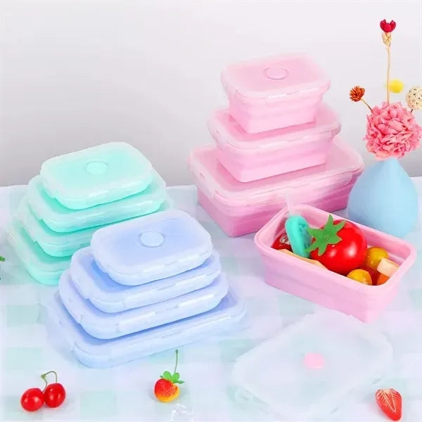 Collapsible Silicone Food Storage Container