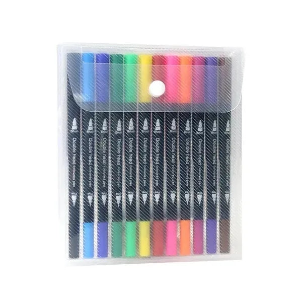Dual Markers Brush Pen
