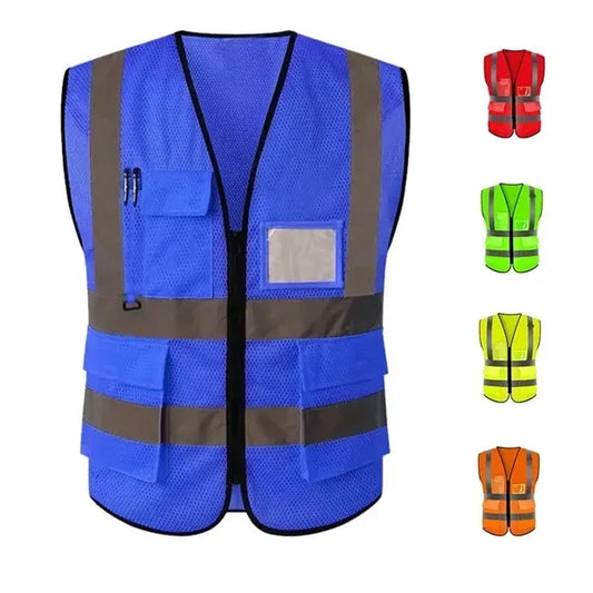 High Visibility Security Vest with Pocket