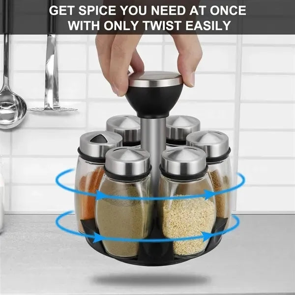 Revolving Spice Rack Organizer