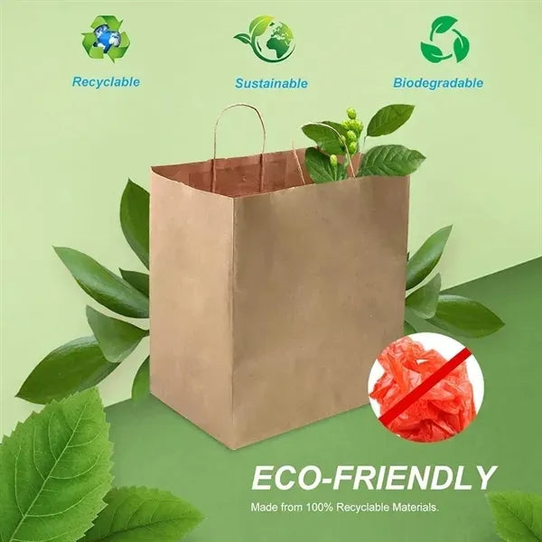 Imprinted Recycled Paper Bag