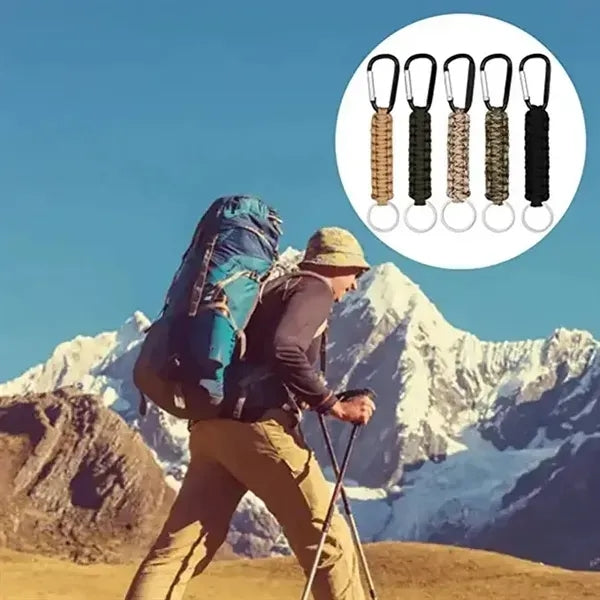 Small Carabiner Clip with Keychain