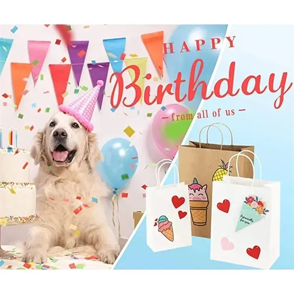 Paper Gift Bags with Handles Bulk