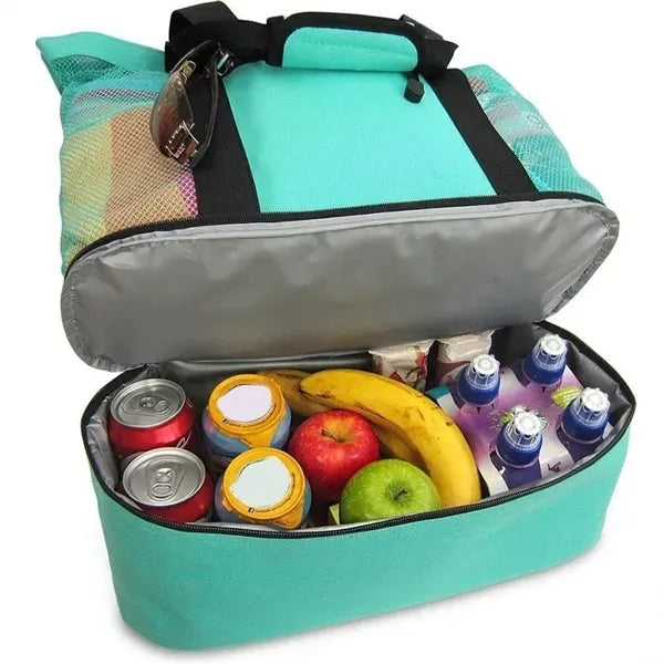 Picnic Beach Bag with Cooler