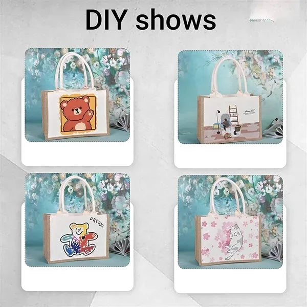 Large Linen Capacity Shopping Bag