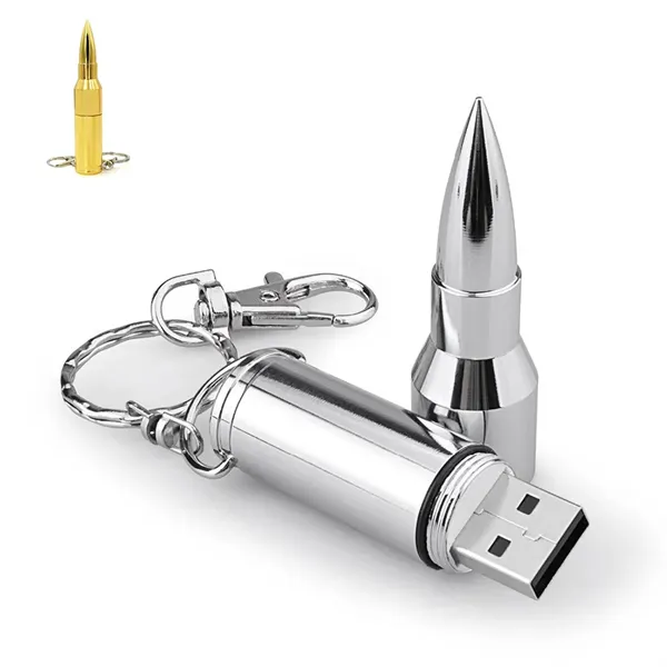 Bullet 16G USB Flash Drive Keychain