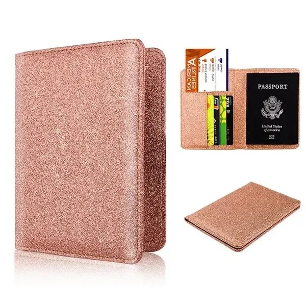 Glitter Passport Holder