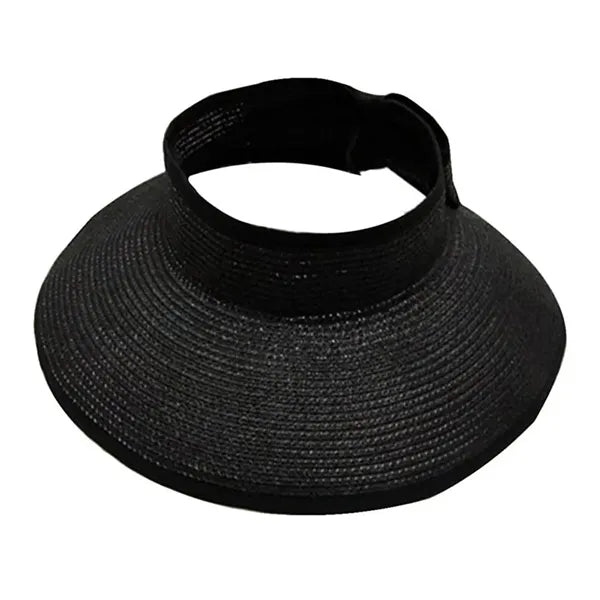 Foldable Cool Straw Hat with Large Brim
