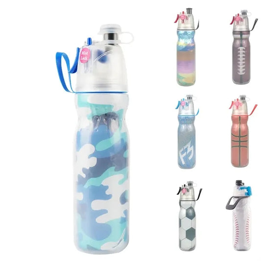 20 oz. 2-in-1 Misting Water Bottle