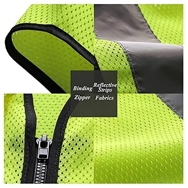 High Visibility Security Vest with Pocket