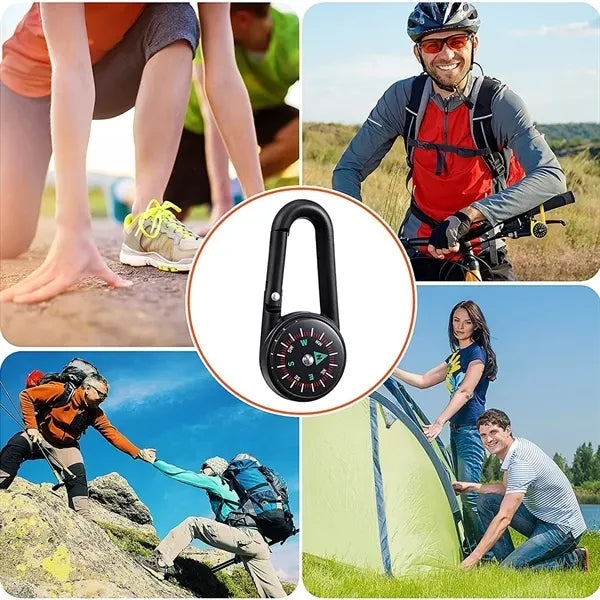Carabiner With Compass