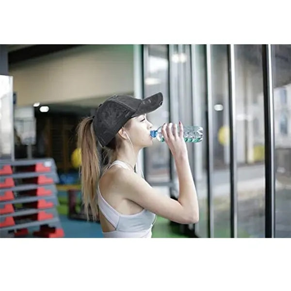Washed Baseball Cap for Distressed Ponytail