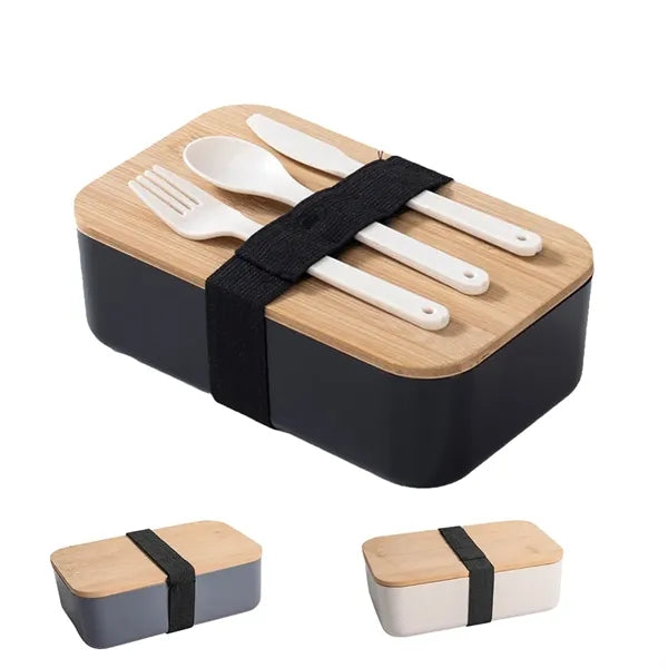 Bamboo Bento Box With Spoon