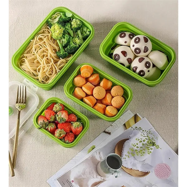 Collapsible Silicone Food Storage Container